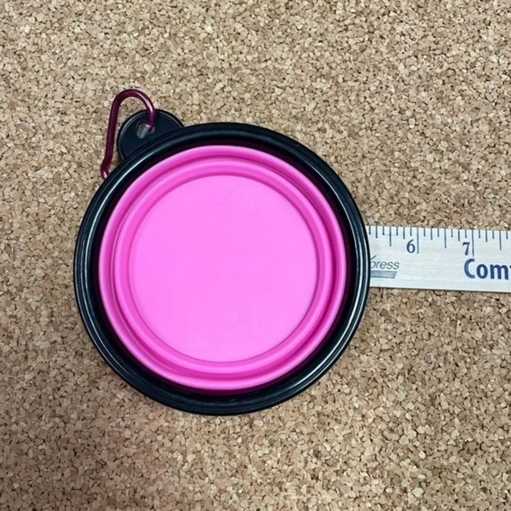Collapsible Dog Pet Folding Silicone Travel Bowl​